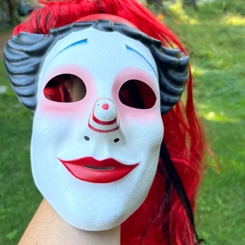 Cirque du Soleil Quidam Clown Mask Red Hair Wig Authentic Show Souvenir